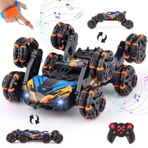 NEXBOX Cool 8 Wheels Hand Controlled rc Stunt Car Toys