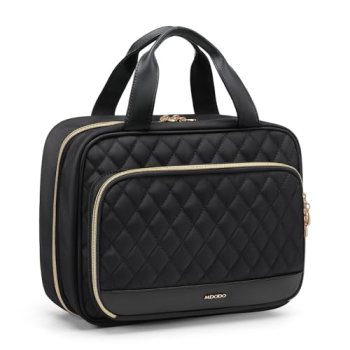MDODO Travel Toiletry Bag for Women Hanging Water-Resistant Cosmetic Makeup Bag