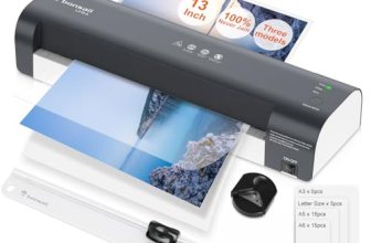 Bonsaii Laminator, 13 Inch 7-in-1 Thermal Laminator Machine with Never Jam Techn