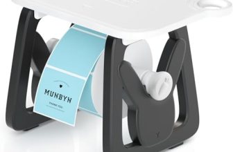 MUNBYN Thermal Label Holder for Rolls and Fanfold Labels