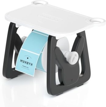 MUNBYN Thermal Label Holder for Rolls and Fanfold Labels