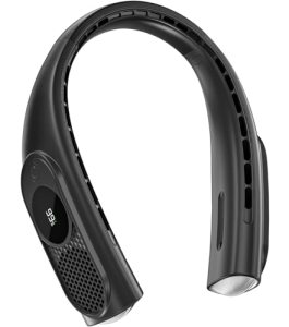 JIAGE Neck Fan, Bladeless Wearable Hands-Free Portable Fan