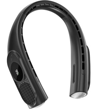 JIAGE Neck Fan, Bladeless Wearable Hands-Free Portable Fan