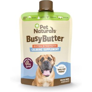 Pet Naturals BusyButter Extra Strength Calming Peanut Butter with Melatonin for