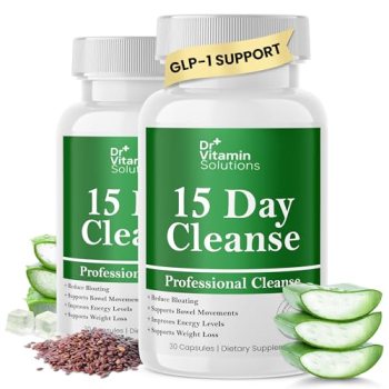 15 Day Gut Cleanse Detox for Women w/ GLP-1 Support