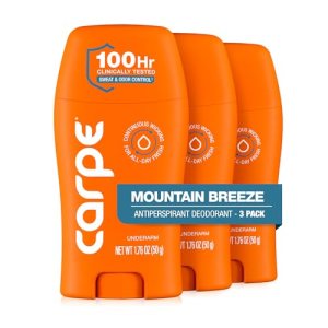 Carpe Underarm Antiperspirant Deodorant for Men and Women