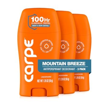Carpe Underarm Antiperspirant Deodorant for Men and Women