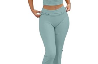 ANRABESS Lounge Sets for Women 2 Piece Foldover Yoga Flare L: 60% Off
