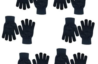 Winter Magic Knit Gloves – 6 Pairs