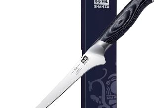 SHAN ZU 7 Inch Fillet Knife, Japanese Super Steel Boning Knife
