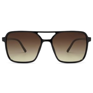 SOJOS Trendy Vintage Aviator Square Sunglasses For Womens Mens Retro 70s UV400 W