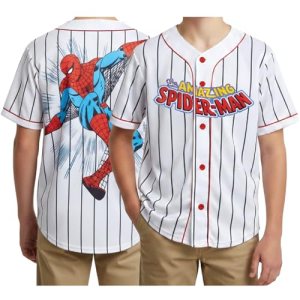 Marvel Spider-Man Boys Baseball Jersey