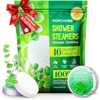 POPCHOSE Shower Steamers Aromatherapy 16 Pack