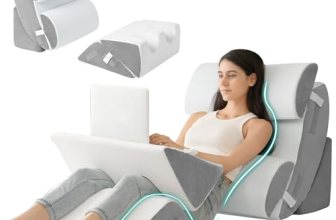 Hansleep Bed Wedge Pillow Set for After Surgery 6PCS