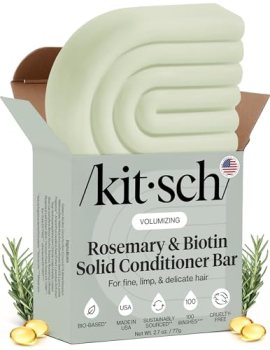 Kitsch Rosemary & Biotin Volumizing Hair Conditioner Bar for Hair Growth & Thick