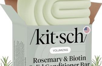 Kitsch Rosemary & Biotin Volumizing Hair Conditioner Bar for Hair Growth & Thick