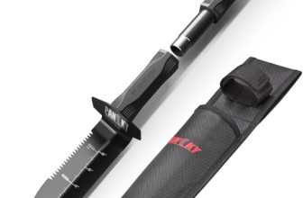 PANCKY Metal Detector Shovel with Extended Handle & Carrying Sheath