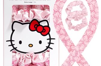 Hello Kitty x Kitsch Satin Heatless Hair Curler Set – Heatless Curls Overnight