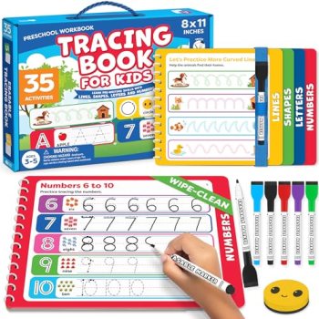 Preschool Learning Activities – Letter Tracing Books for Kids Ages 3-5