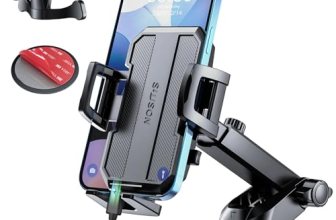 SUUSON Upgraded 3-in-1 Car Phone Holder Mount [Powerful Suction] Phone Mount for