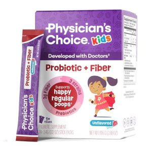 Physician’s Choice Kids Probiotic + Prebiotic Fiber Packets (Ages 1+)