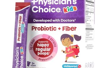 Physician’s Choice Kids Probiotic + Prebiotic Fiber Packets (Ages 1+)