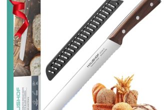 HAUSHOF Bread Knife with Sheath