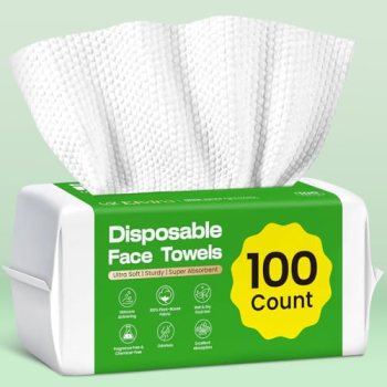 Elvira 100 Count Disposable Face Towels