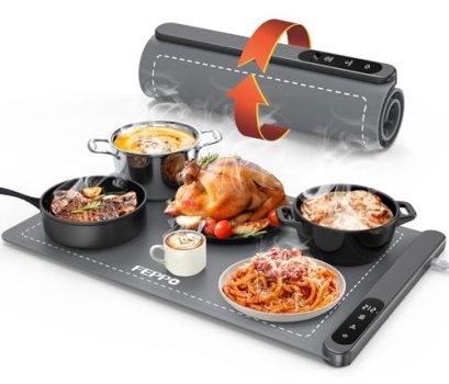 FEPPO Food Warming Mat, Upgrade High-tech Heating System