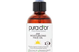 PURA D’OR 3.3 Oz ORGANIC AM Moisturizing Face Oil