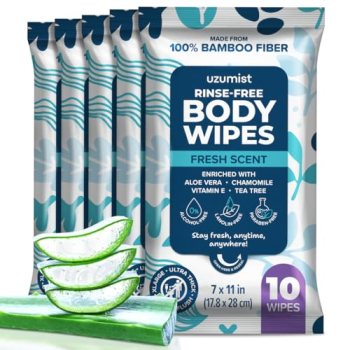 Body Wipes For Adults Bathing No Rinse