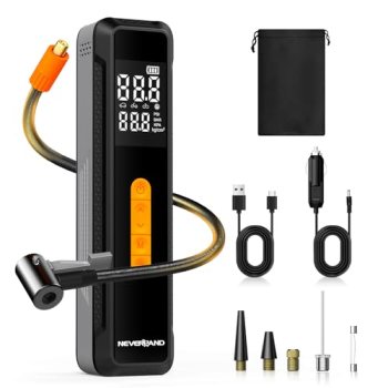 NEVERLAND Tire Inflator Portable Air Compressor – with 20000mAh Battery