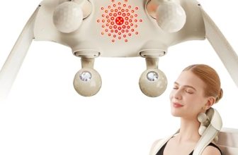 SKG H7 Ultra Neck Massager for Pain Relief Deep Tissue Cordless