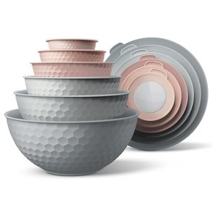COOK WITH COLOR Mixing Bowls with Lids