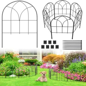 Youpehom Small 12.55″*16.53″ Decorative Garden Fencing Border