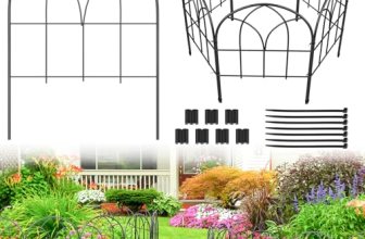 Youpehom Small 12.55″*16.53″ Decorative Garden Fencing Border