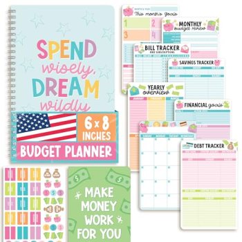 Hadley Designs 2026 Budget Planner and Monthly Bill Organizer