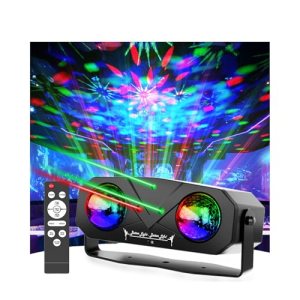 Disco Ball Light,Party Disco Strobe Ocean Star Projector Dj Dance Light Sound Ac