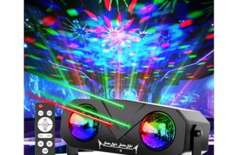 Disco Ball Light,Party Disco Strobe Ocean Star Projector Dj Dance Light Sound Ac