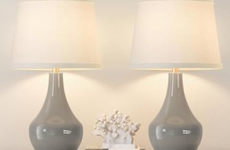 Seealle Modern Ceramic Table Lamps for Night Stands