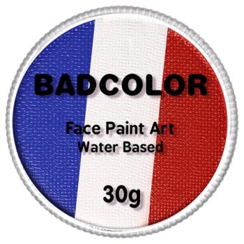 Red White and Blue US Flag Face Body Paint for America Patriotic Parade