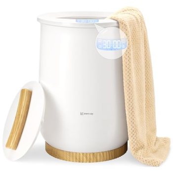 Keenray Towel Warmer, Large Towel Warmers for Bathroom with 4 Heat Timer and Up