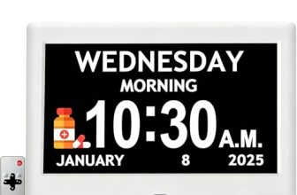 2025 NEW, Digital Clocks, 7” Dementia Clock with Date and Time for Elderly
