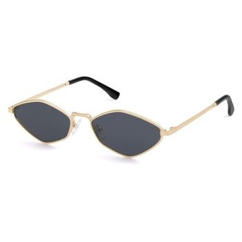 SOJOS Retro Small Polarized Sunglasses Womens Mens Vintage Narrow Irregular Shad