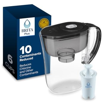 Brita Metro Small 6-Cup Water Filter Pitcher with BritaPlus Filter