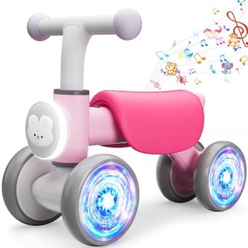 Doselie Toddler Outdoor Toys Balance Bike for 1 2 Year Old Girl Birthday Gifts