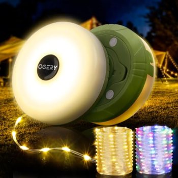 OGERY 2-Pack Camping String Lights