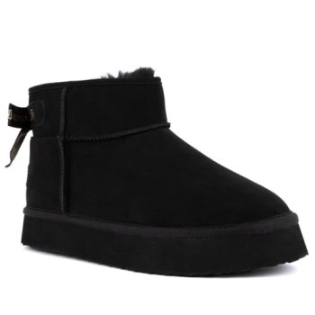 Juicy Couture Women Slip On Winter Boots Warm Microsuede Insulated Fashion Ankle