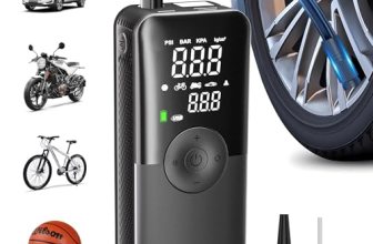 CARSUN Cordless Tire Inflator Portable Air Compressor