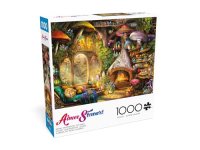Buffalo Games Aimee Stewart Merry Mushroom Cottage 1000 Piece Jigsaw Puzzle
